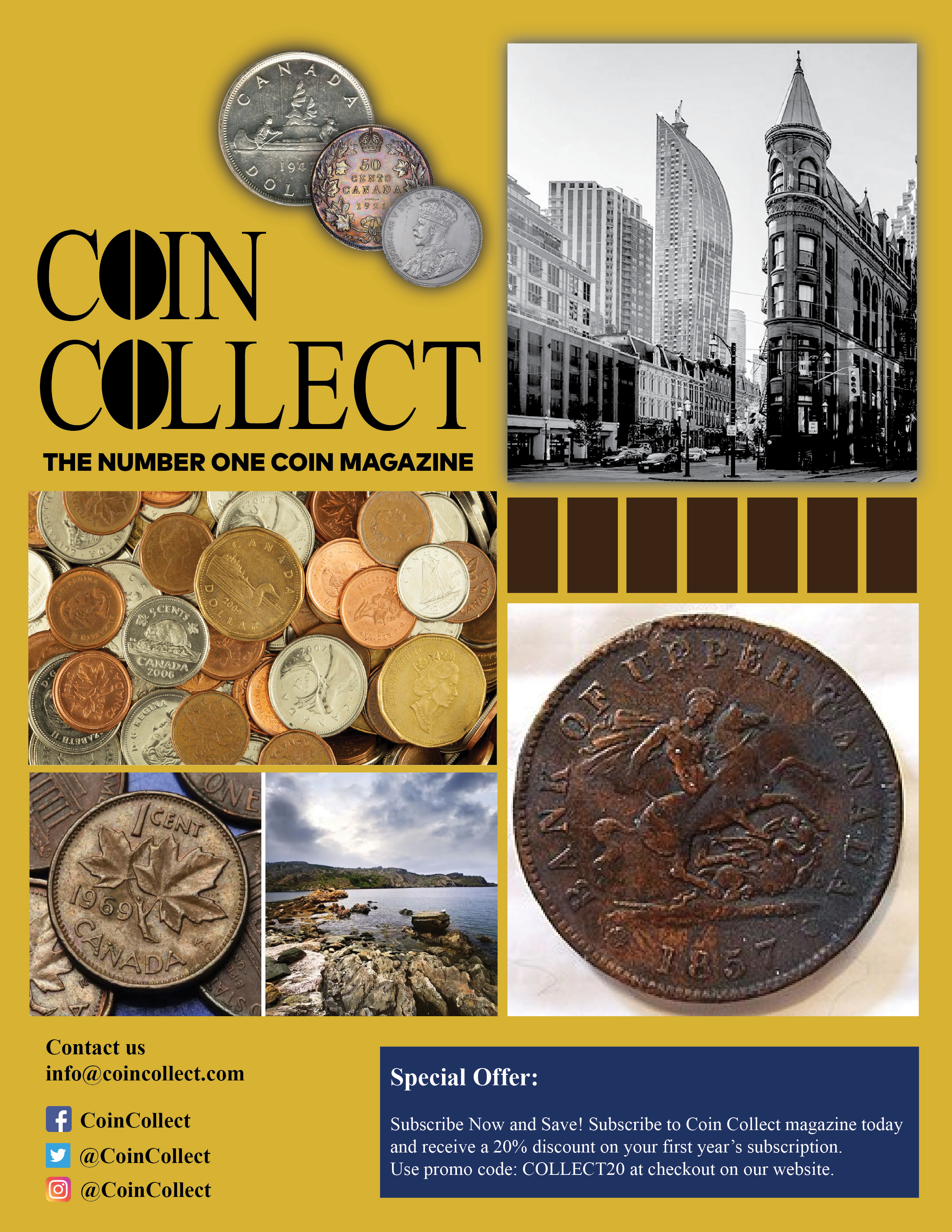 Coin Collect Magazine Back Cover